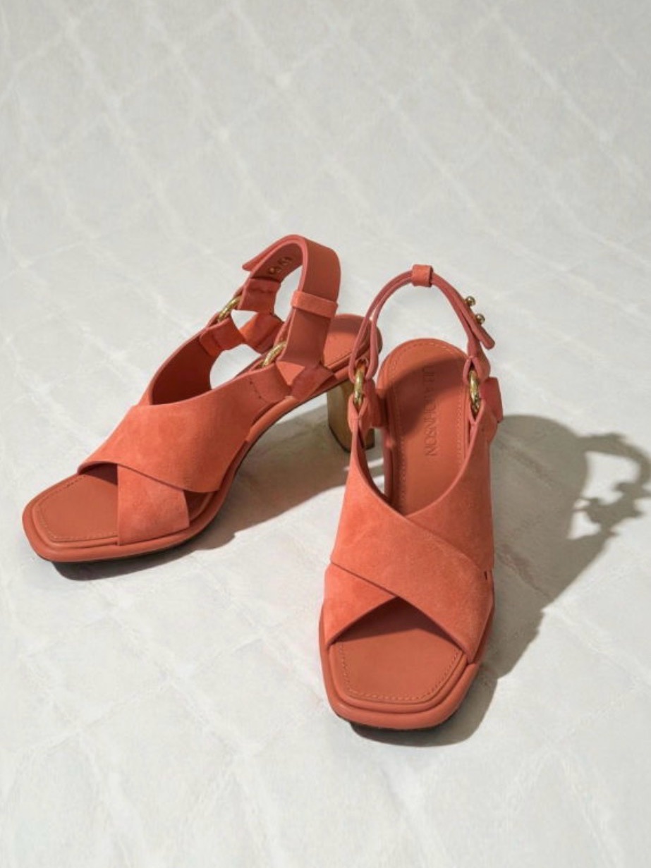 Ulla Johnson Coral Suede Block Heel Sandals